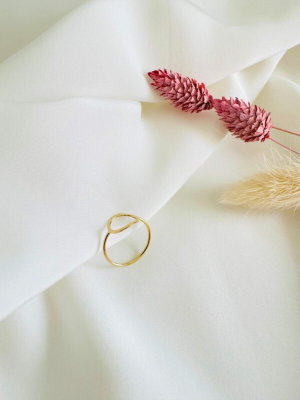Bague CERCLE MARTELEE - Image 3