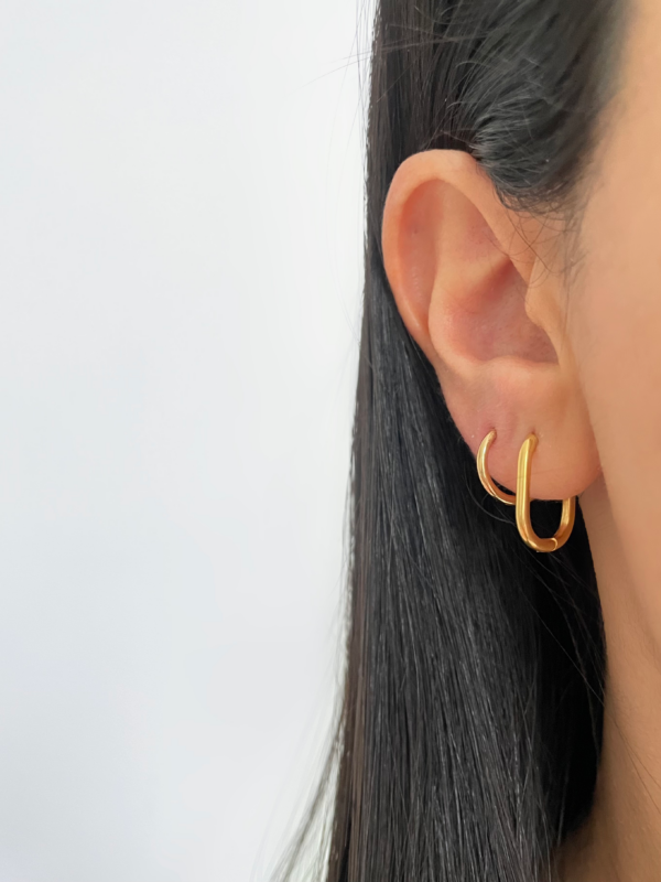 Boucles d'oreilles L'OVALE - Image 2
