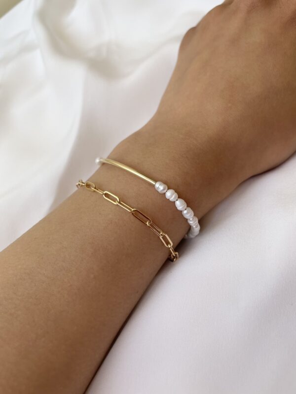 Bracelet Perles D'eau Douce - Image 2