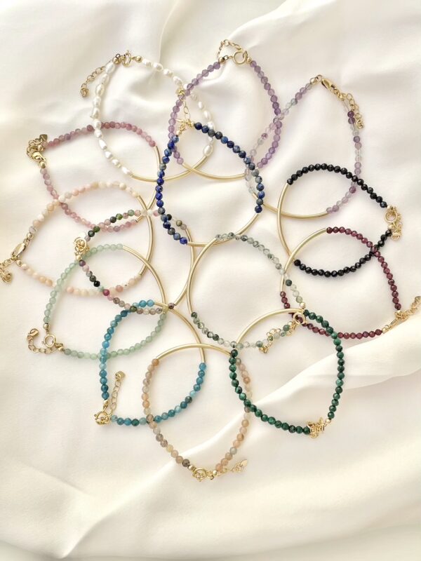 Bracelet Apatite bleue - Image 2