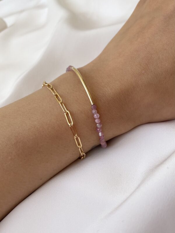 Bracelet Tourmaline Rose - Image 2