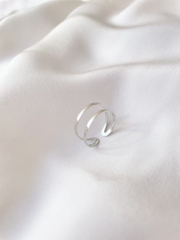 Bague Double Lisse